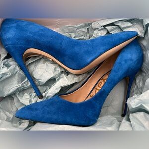 Sam Edelman Suede heels; Size 9.5; NEW